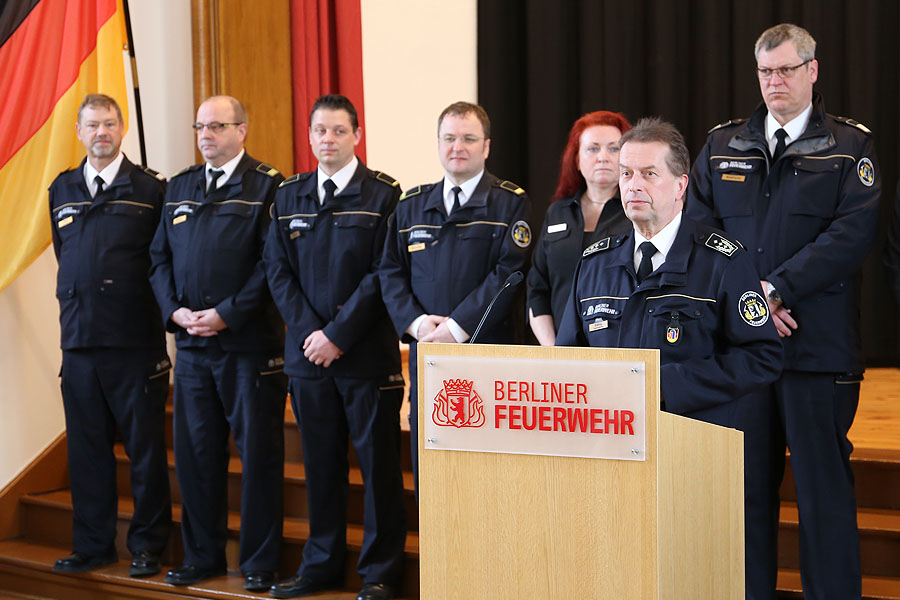Berliner Feuerwehr Ernennung von Brandmeisteranwärtern, Brandmeistern