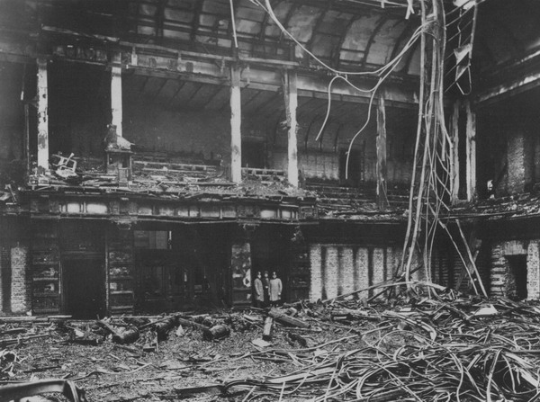 Brandschäden im Innenraum