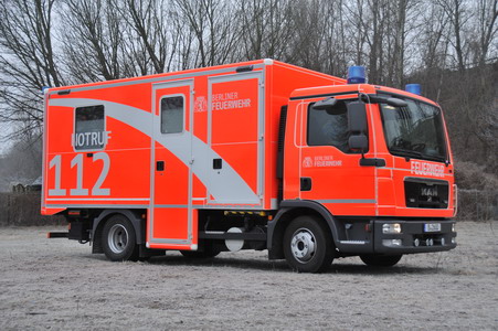 Rettungswagen I, Seitenansicht