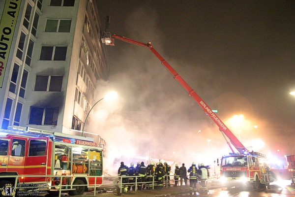 Teleskopmast im Einsatz