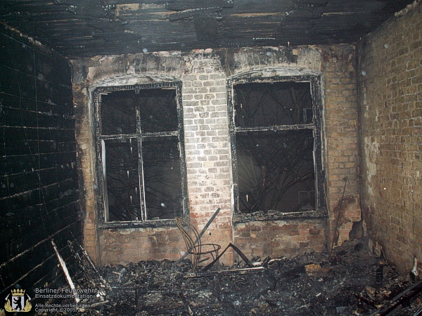 Zerstörte Wohnung