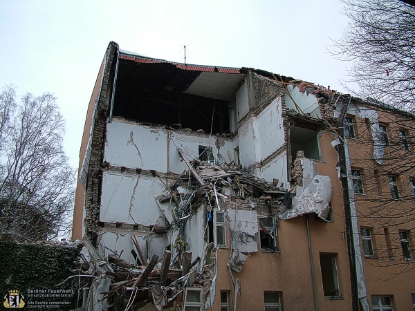 Zerstörtes Haus