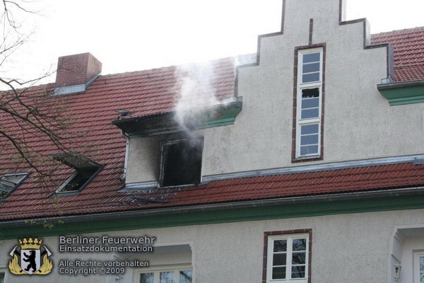 Fenster der Brandwohnung