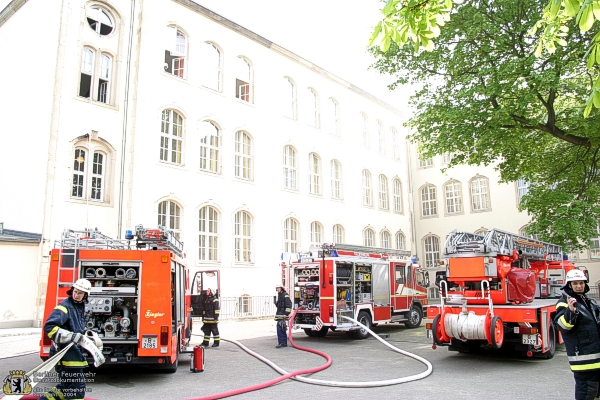 Der Löschzug im Einsatz