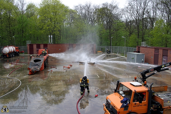 Kühlung der Leckstelle