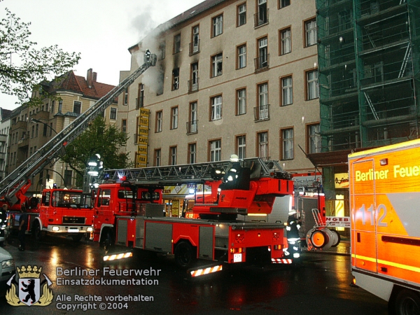 Drehleiter im Einsatz