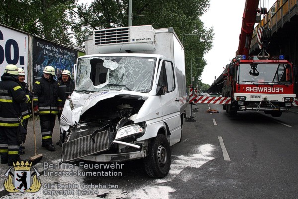 Das Unfallfahrzeug