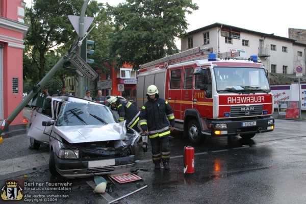 Das Unfallfahrzeug