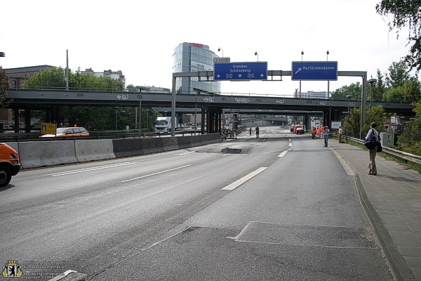 A100 Richtung Süden