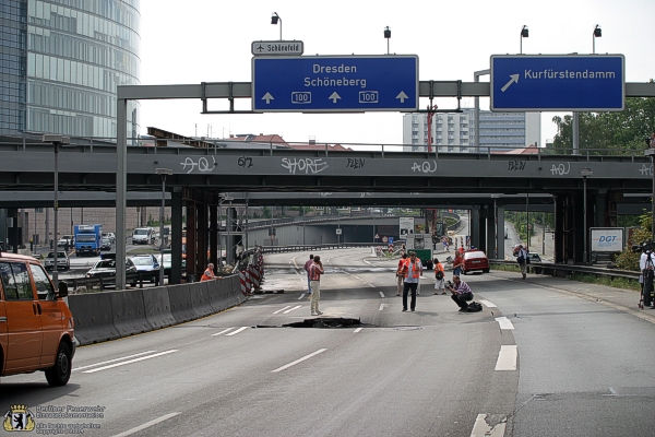 A100 Richtung Süden