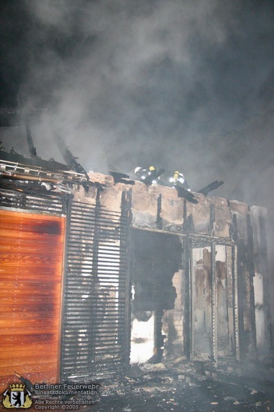 Brandschaden an der Fassade