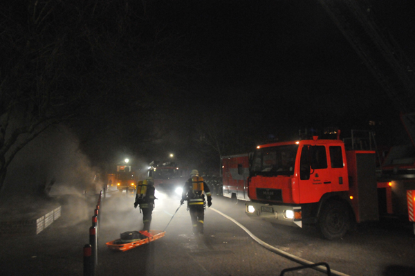 Sicherheitstrupp auf dem Rückweg
