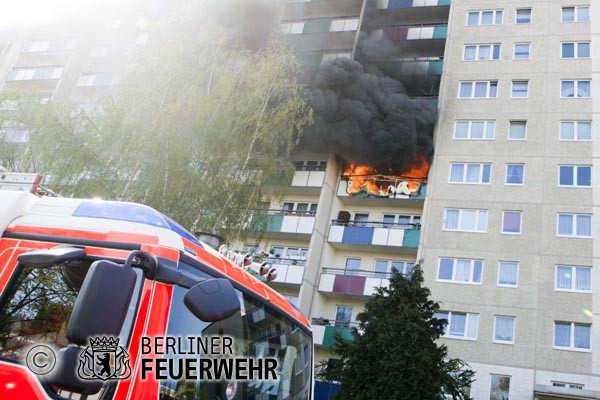 Feuer im Hochhaus