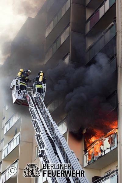 Feuerwehr geht in Stellung