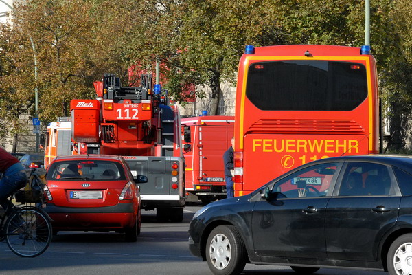 An der Einsatzstelle