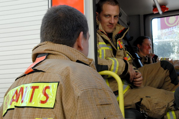 Einsatzkräfte in Bereitschaft