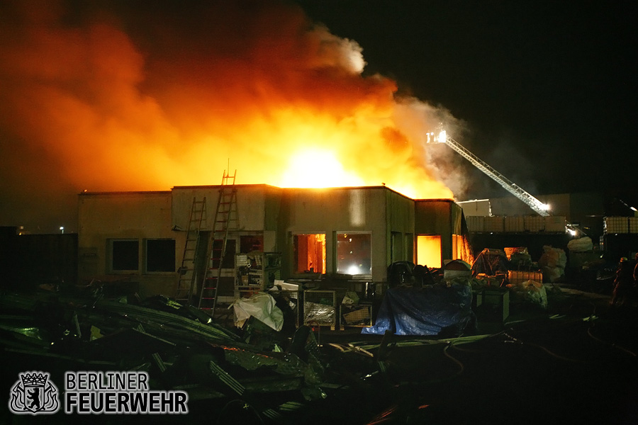 Drehleiter im Einsatz