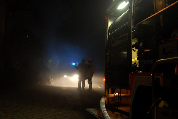 An der Einsatzstelle