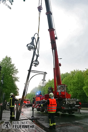 Laterne wird geborgen