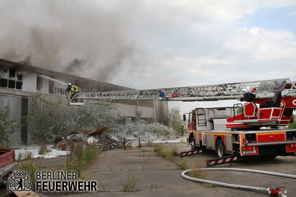 Drehleiter im Einsatz