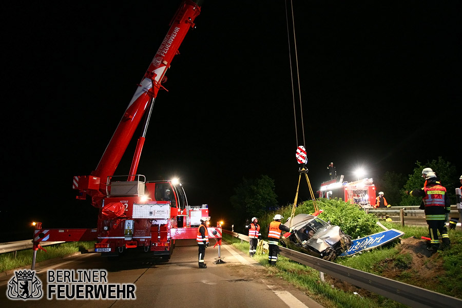 Fahrzeug wird geborgen