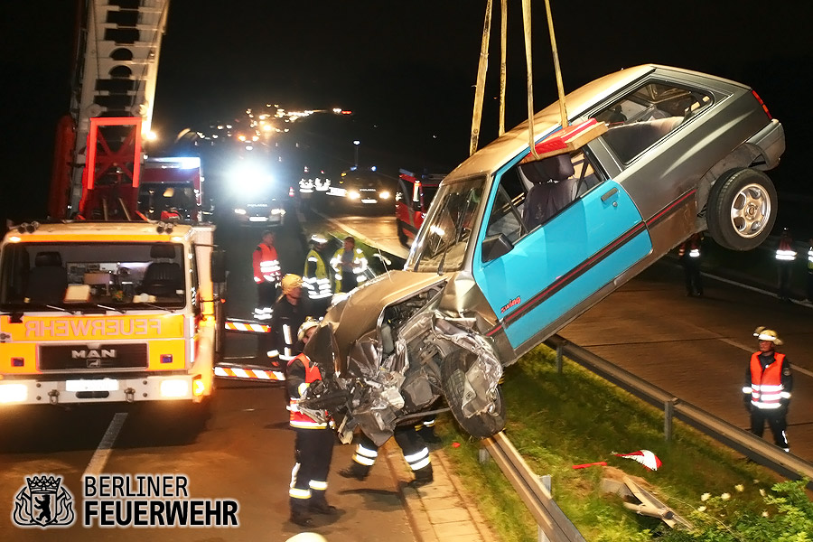 Fahrzeug wird geborgen