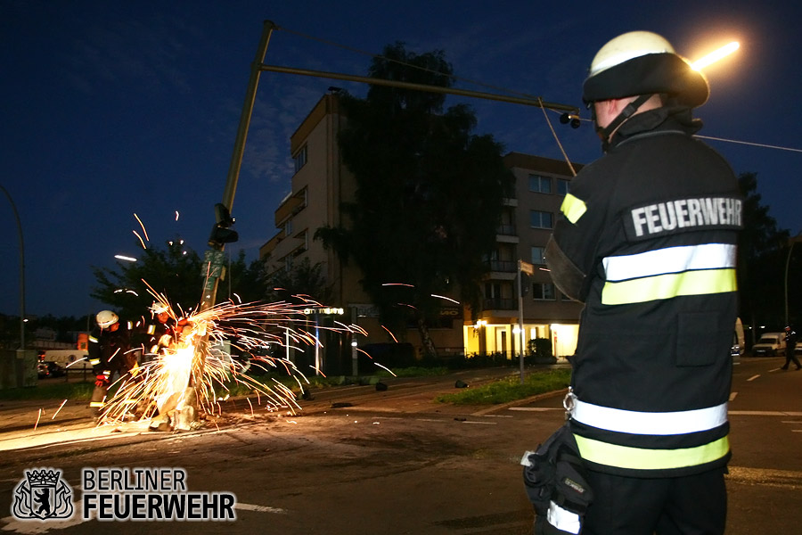 Ampel wird geborgen