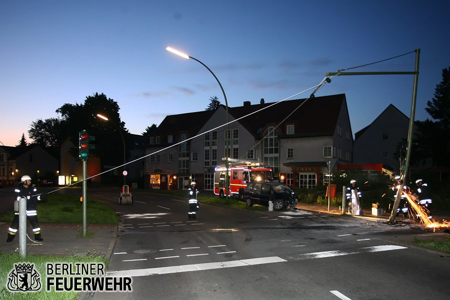 Ampel wird geborgen