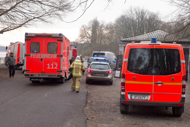 Fahrzeuge an der Einsatzstelle