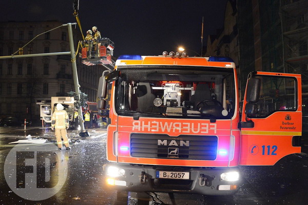 An der Einsatzstelle