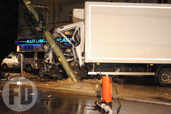 Verunfallter LKW
