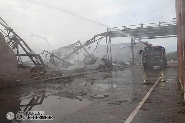 Großbrand in Siemensstadt