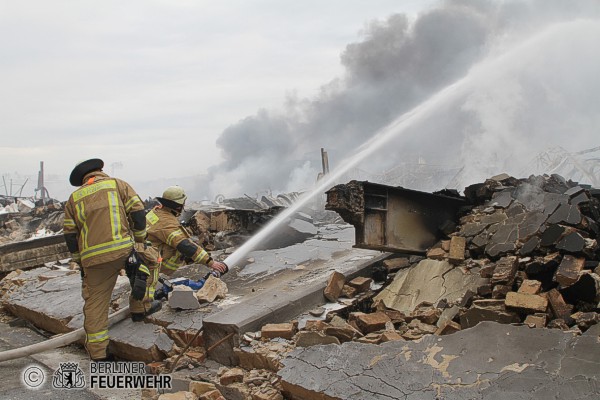 Großbrand in Siemensstadt