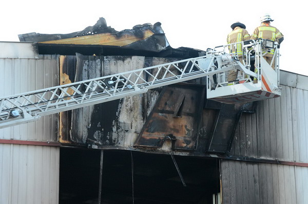 Drehleiter im Einsatz