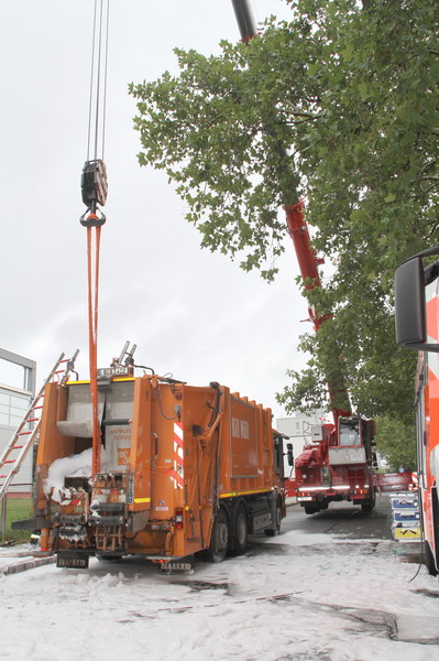 Einsatz Kranwagen