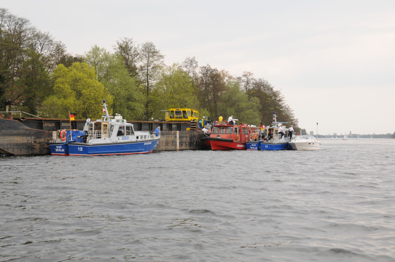 Rettungskräfte an der Einsatzstelle