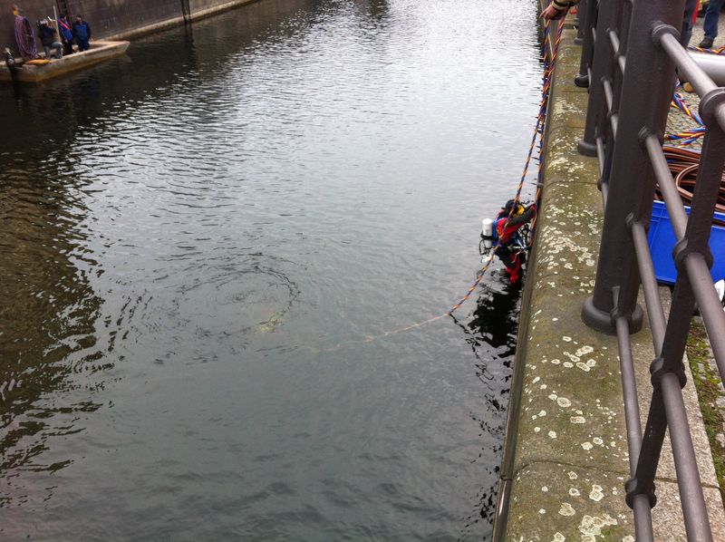 Einbringen von Hebekissen