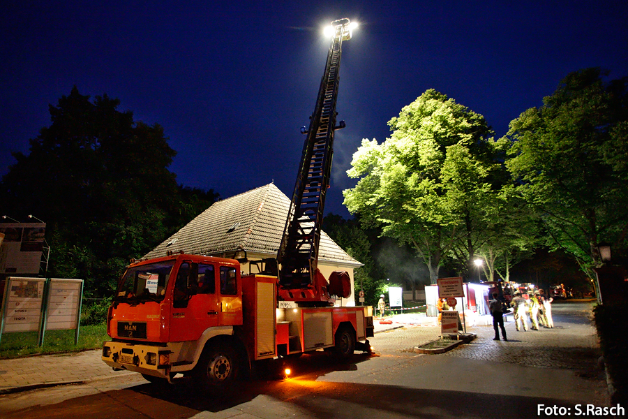 Ausleuchtung der Einsatzstelle