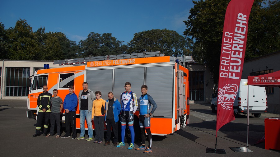 Die Triathleten der Berliner Feuerwehr