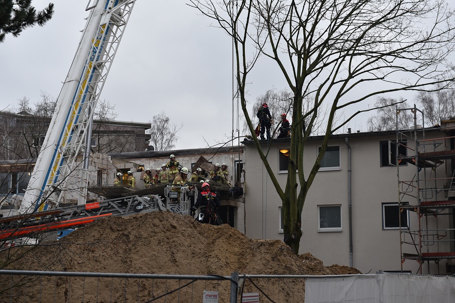 Vorbereitungsmaßnahmen zur Rettung der Person