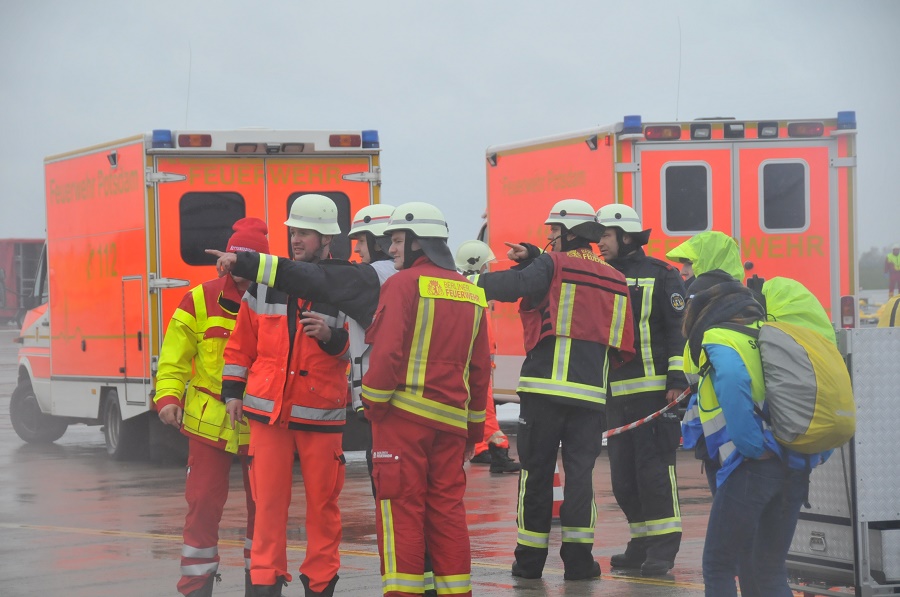 Abstimmung der Einsatzleitung