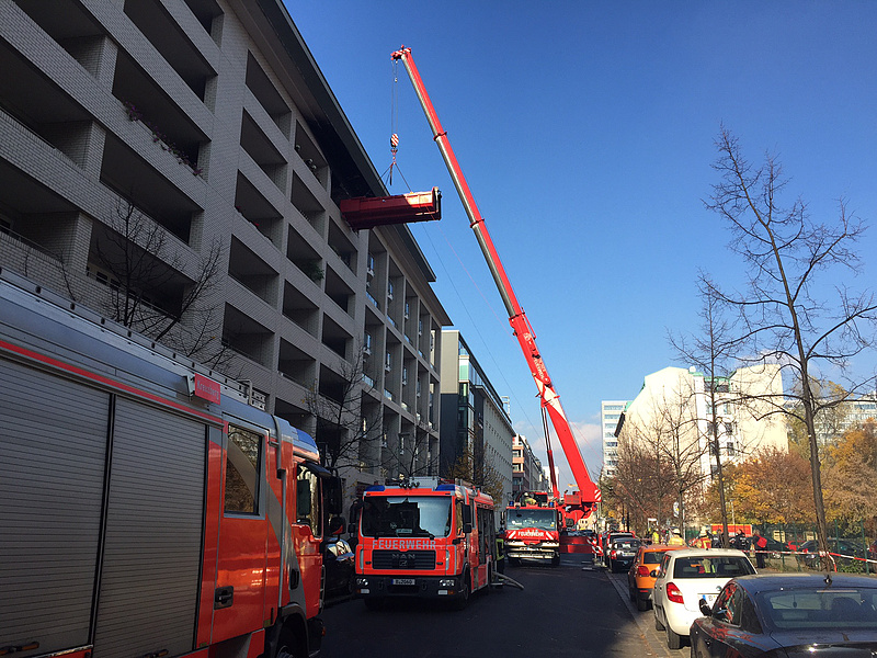 Mulde wird mit dem FwK 30 in Stellung gebracht