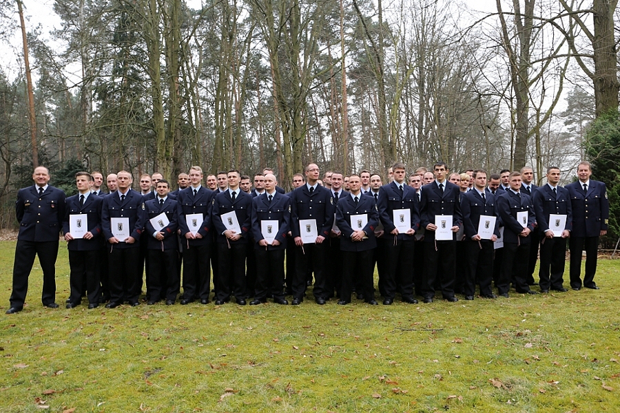 Gruppenbild der Anwärter