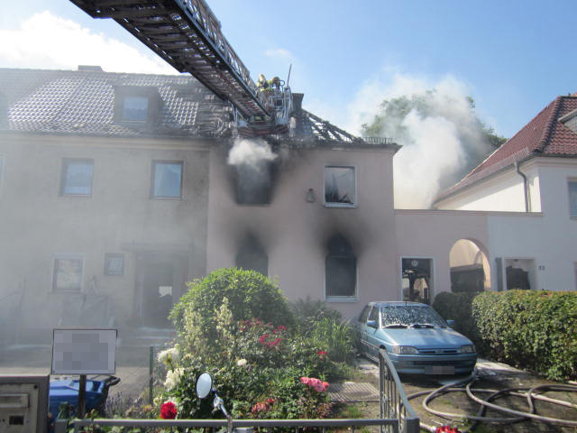 Vollbrand des Hauses