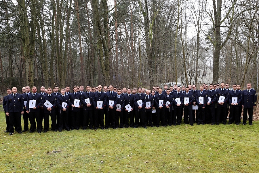 Gruppenbild der ernannten Brandmeister