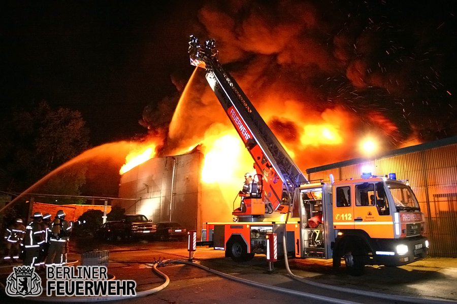 Löschangriff über DLK