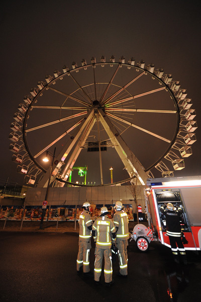 Strom aus am Riesenrad