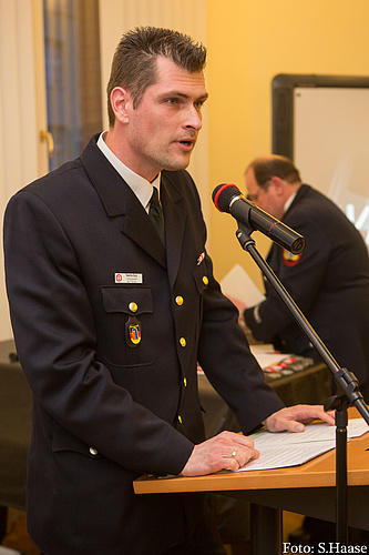Sascha Guzy, Vorsitzender des Landesverbandes der Freiwilligen Feuerwehren Berlins e. V.