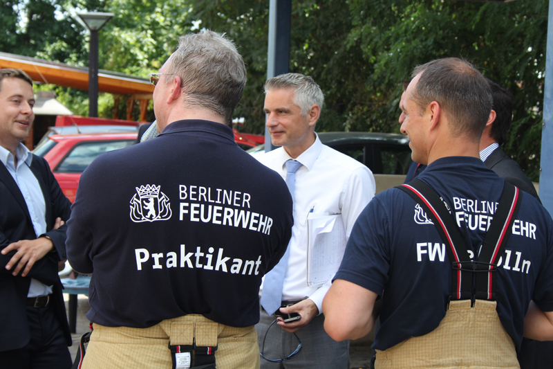 Gespräche auf der Feuerwache