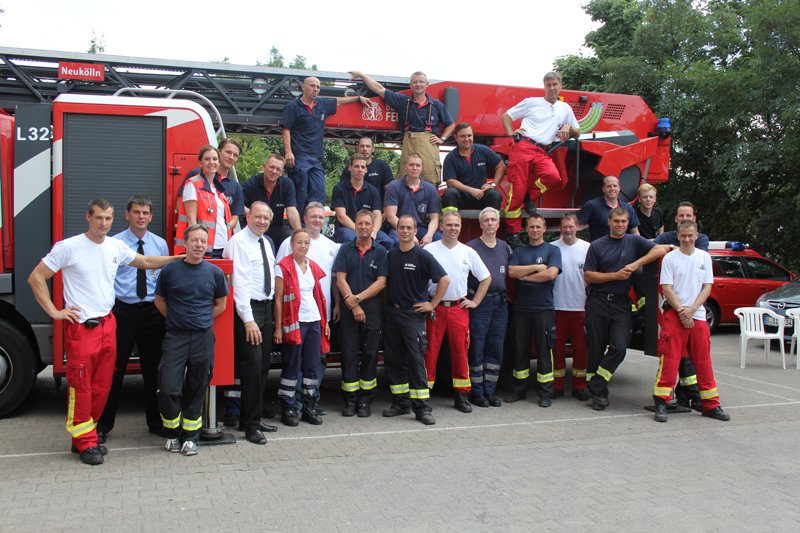 Gruppenfoto mit Kollegen